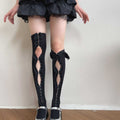 Lolita Asymmetrical Bow Tie Socks LE9011