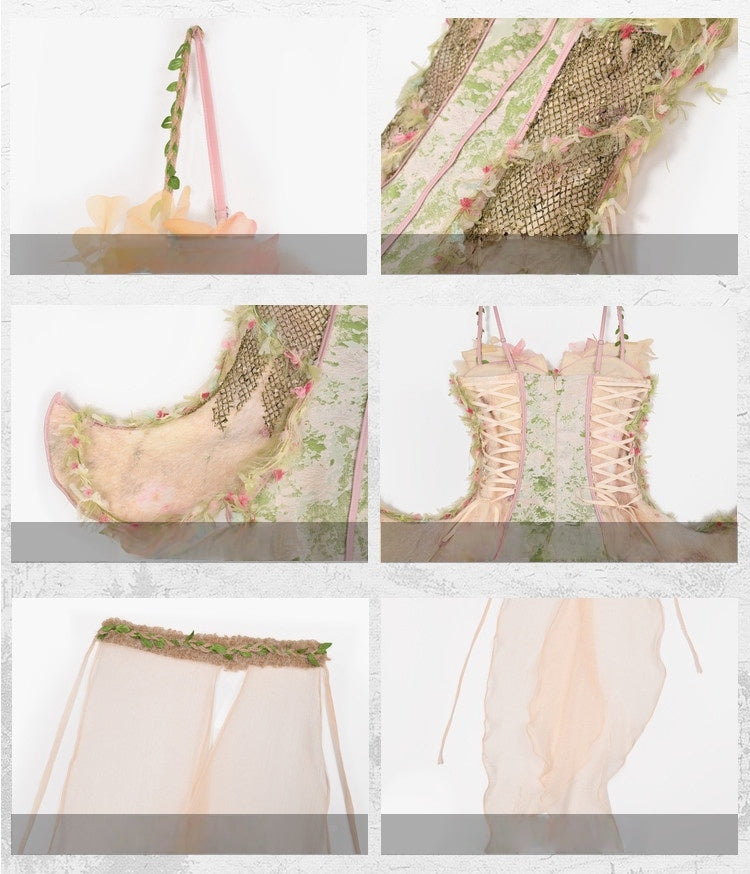 Robe midi corset Esprit de la Forêt