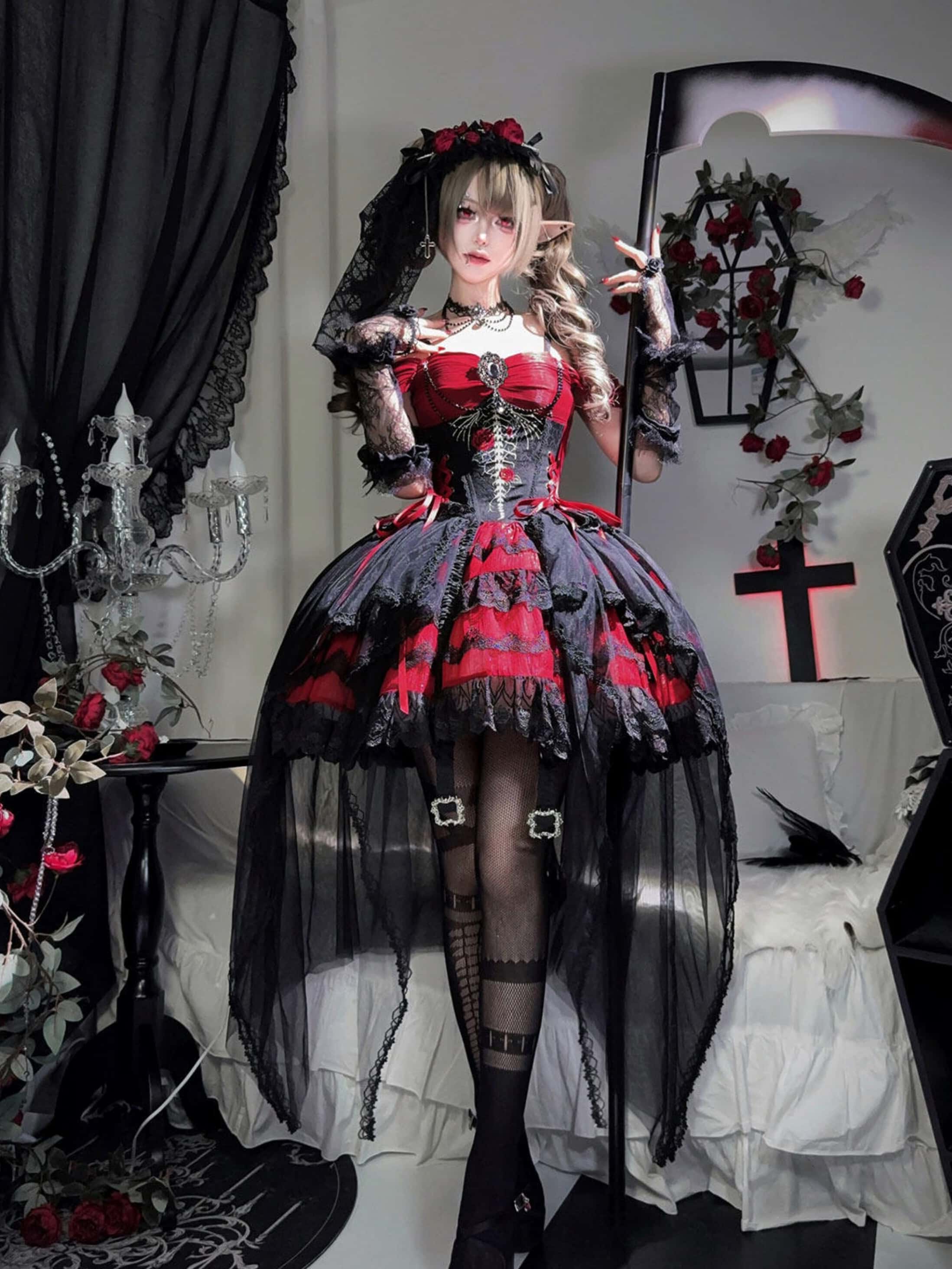 Dragon Bone Eternity Gothic Lolita JSK Dress