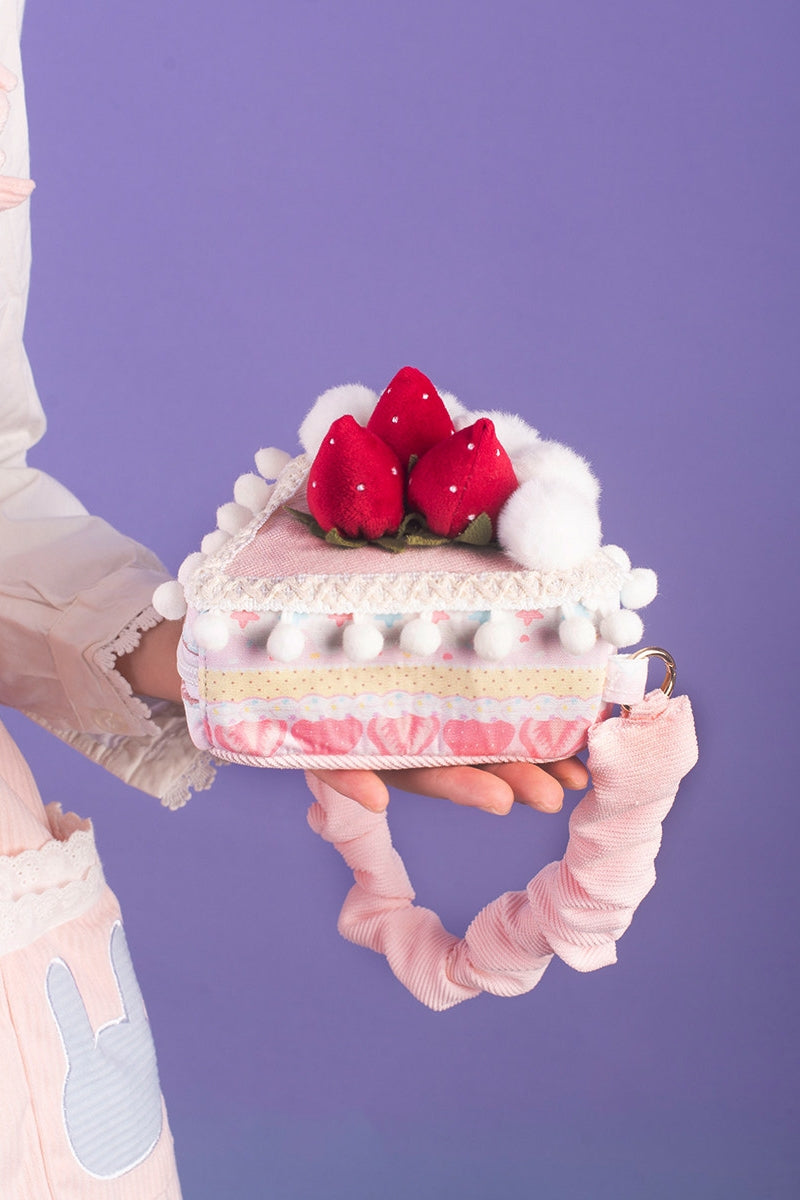 Strawberry Cake Pink Sweet Lolita Triangle Shoulder Bag