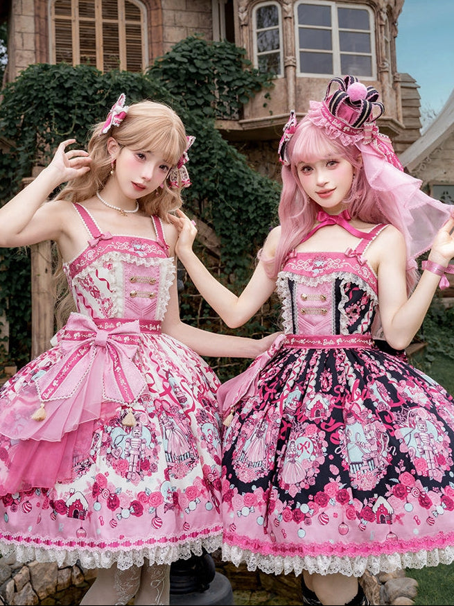 Nutcracker x Barbie Collab Original Lolita Elegant Embroidered JSK Dress