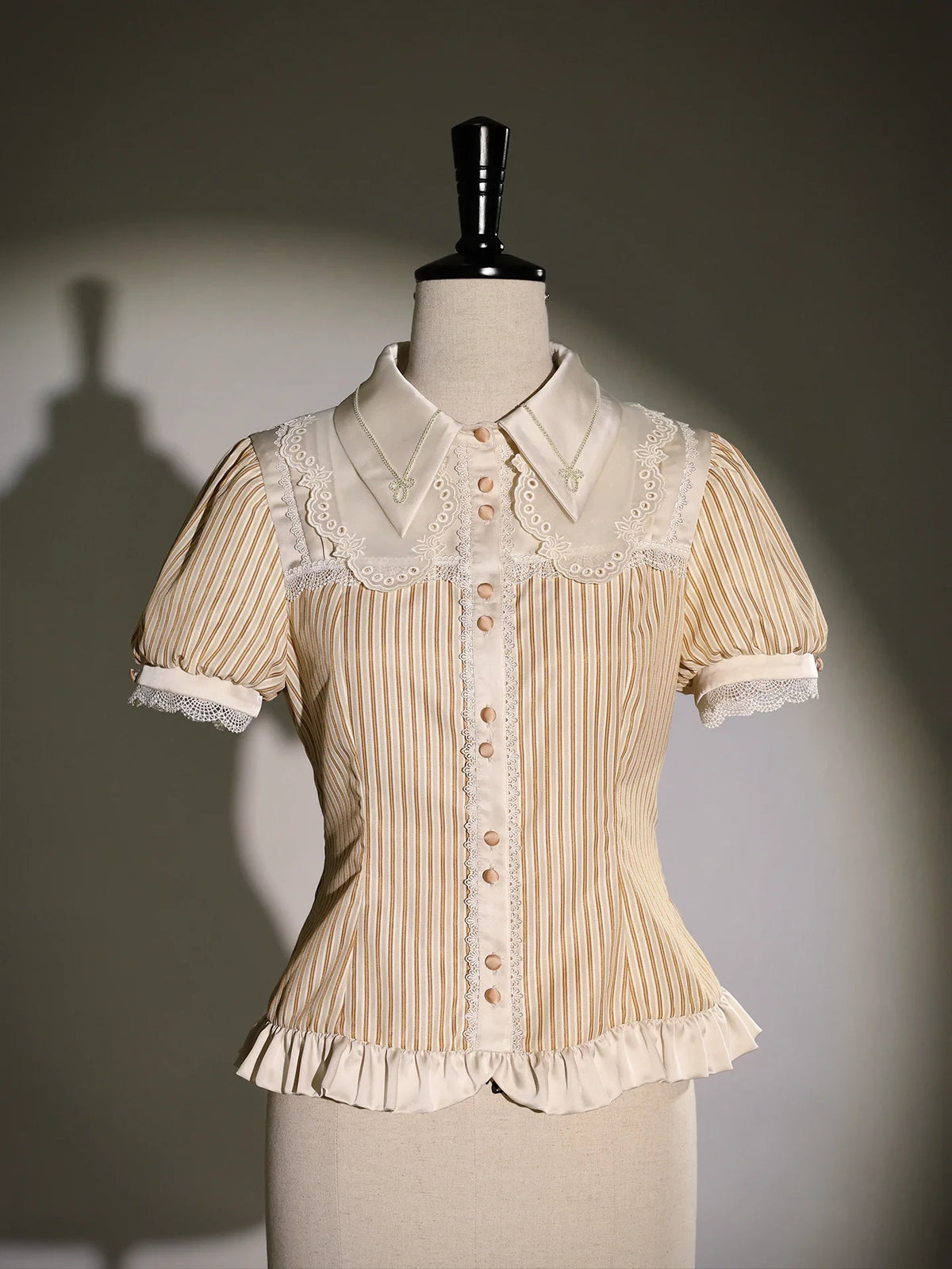 Italian Travelogue Navy British Style Lolita JSK Dress and Blouse