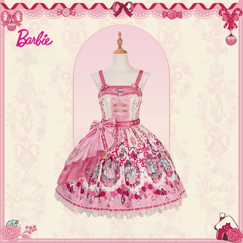 Nutcracker x Barbie Collab Original Lolita Elegant Embroidered JSK Dress