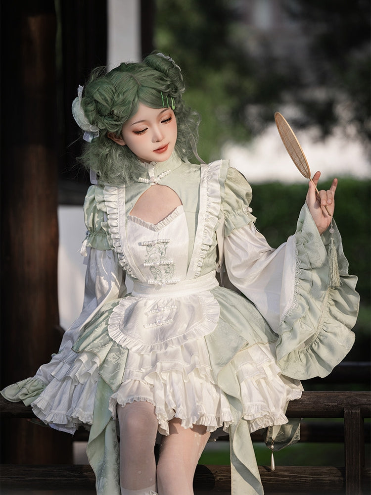 Bamboo Melody Lolita OP Set