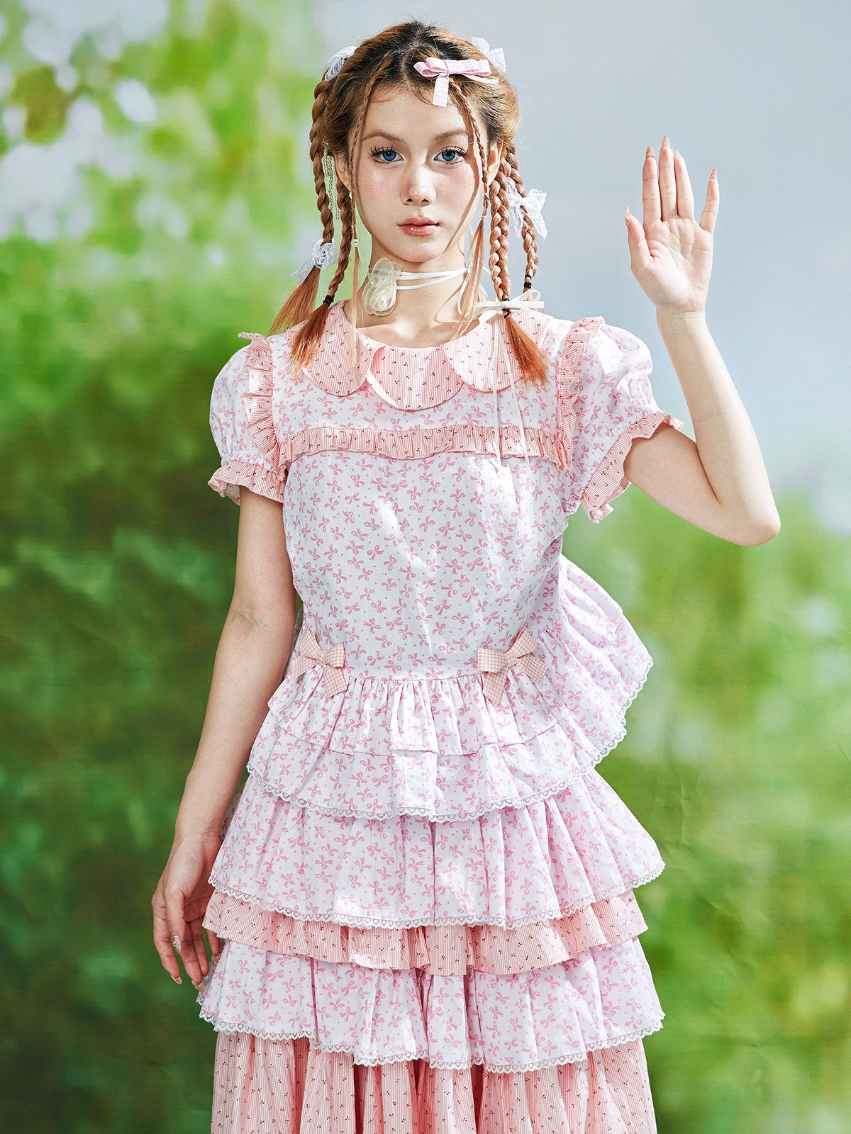 Old-School Hime Pink Dress Set