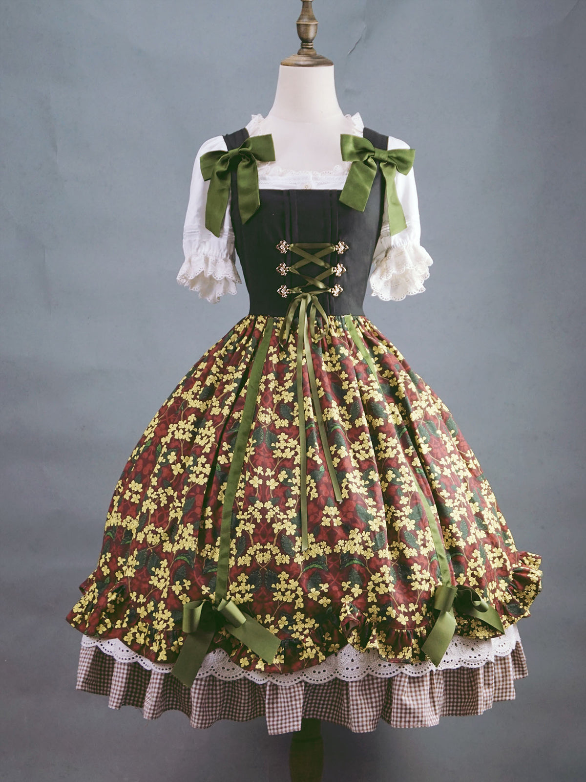 Blueberry Branches for the Woodland Bavarian Style Lolita JSK Dress