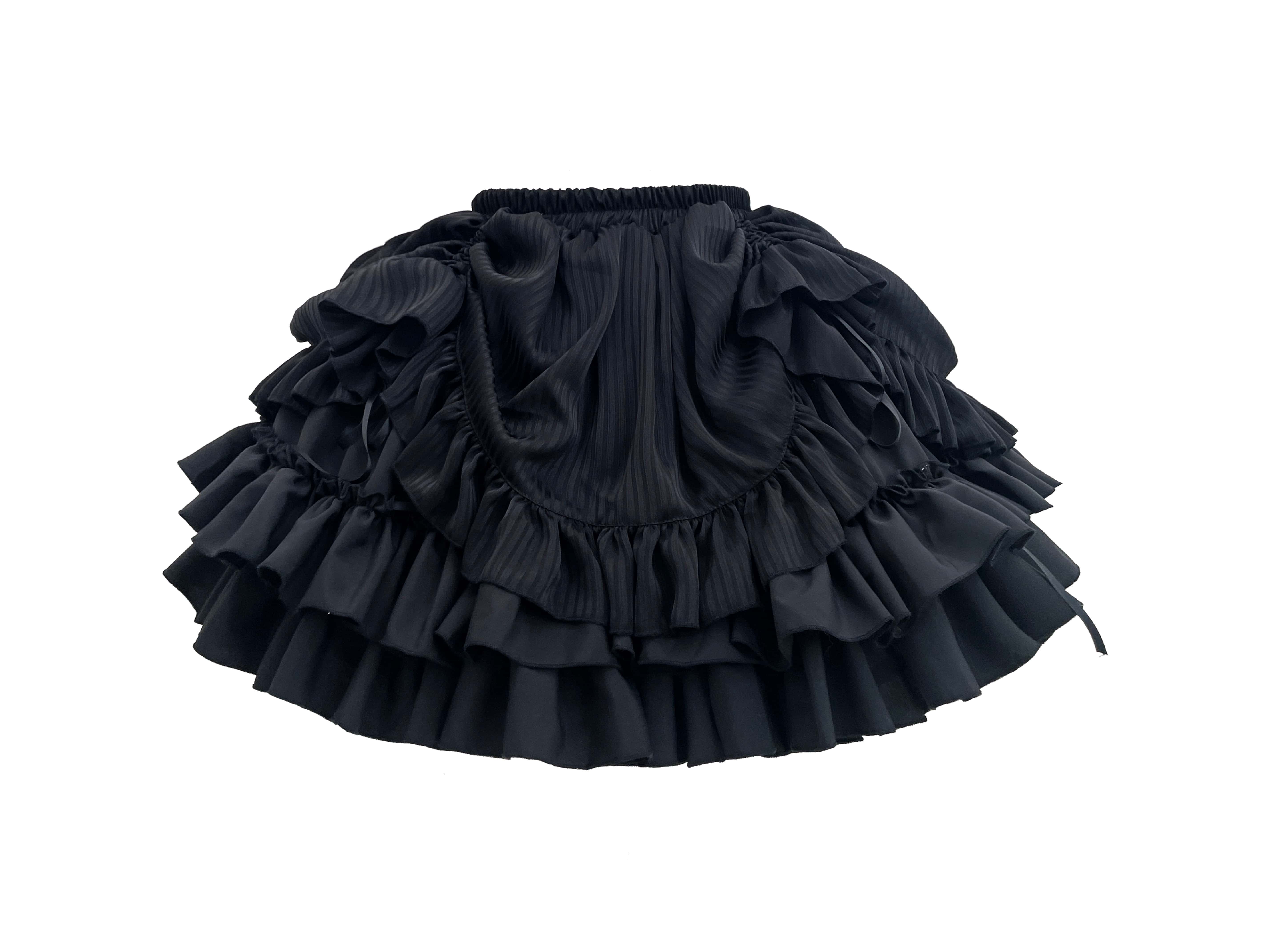 Bengal Cat Gothic Lolita Blue Blouse & Skirt Set