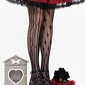 Lolita Gothic Asymmetrical Punk Fishnet Socks LE9014