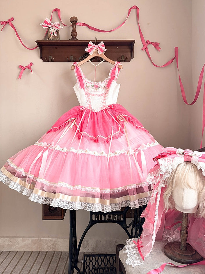 Jennifer x Barbie Collab Original Lolita Bridal OP Dress