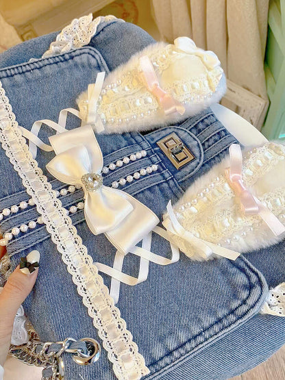 Lolita Rabbit Ear Chain Shoulder Bag LE8009