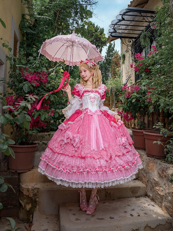 Jennifer x Barbie Collab Original Lolita Bridal OP Dress