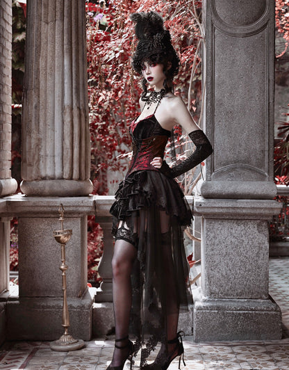 Lolita Dark Demon Suspender skirt suit LG1007