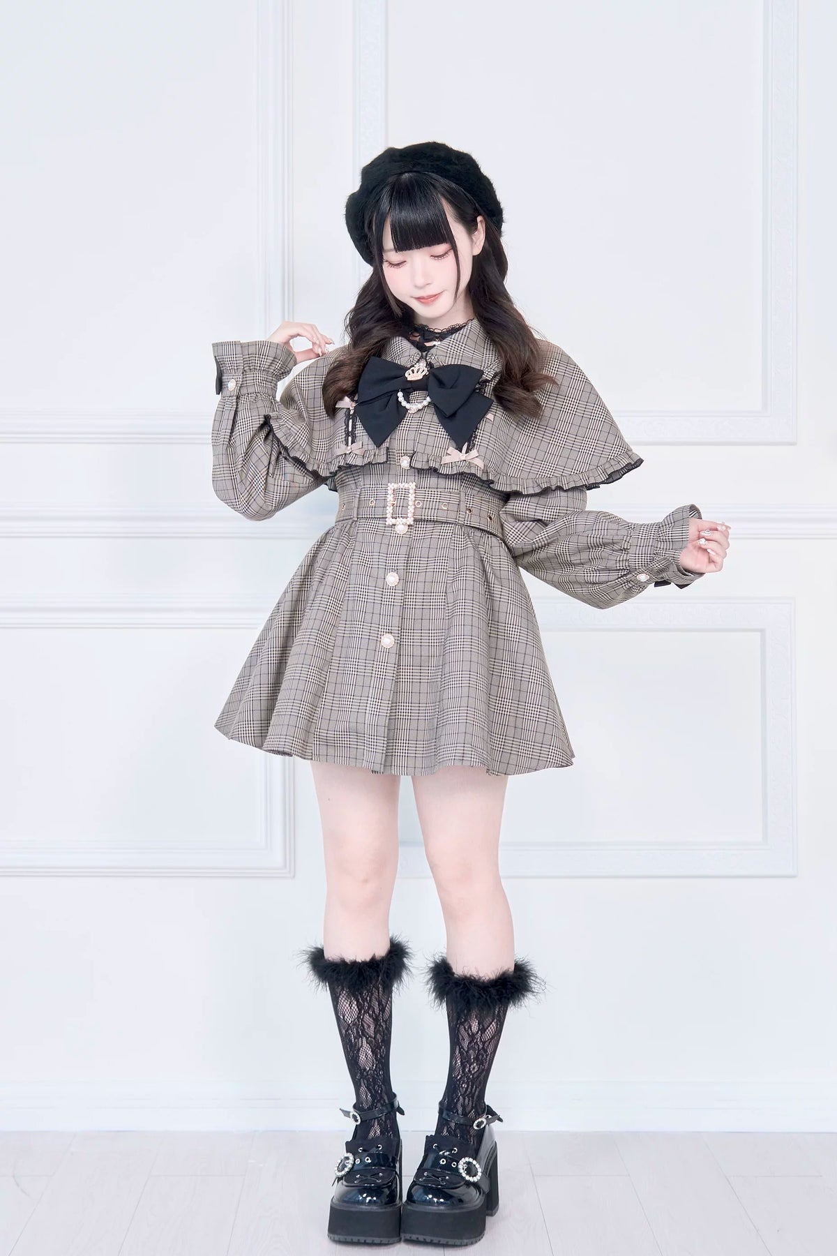 Mass Produced Japanese Style Cape Trench Coat