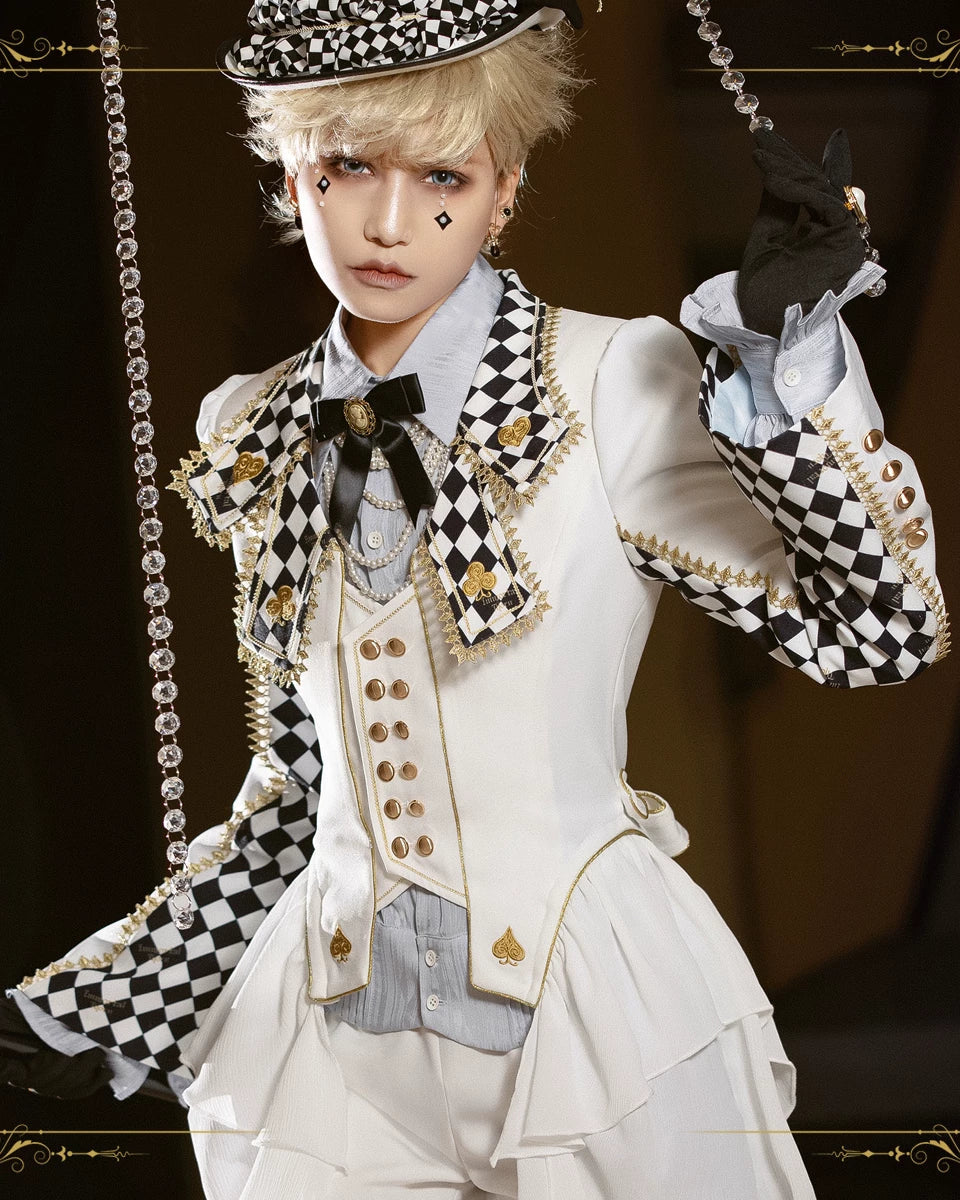 Paperless Promise Ruffle Swallowtail Gothic Ouji Prince Shirt