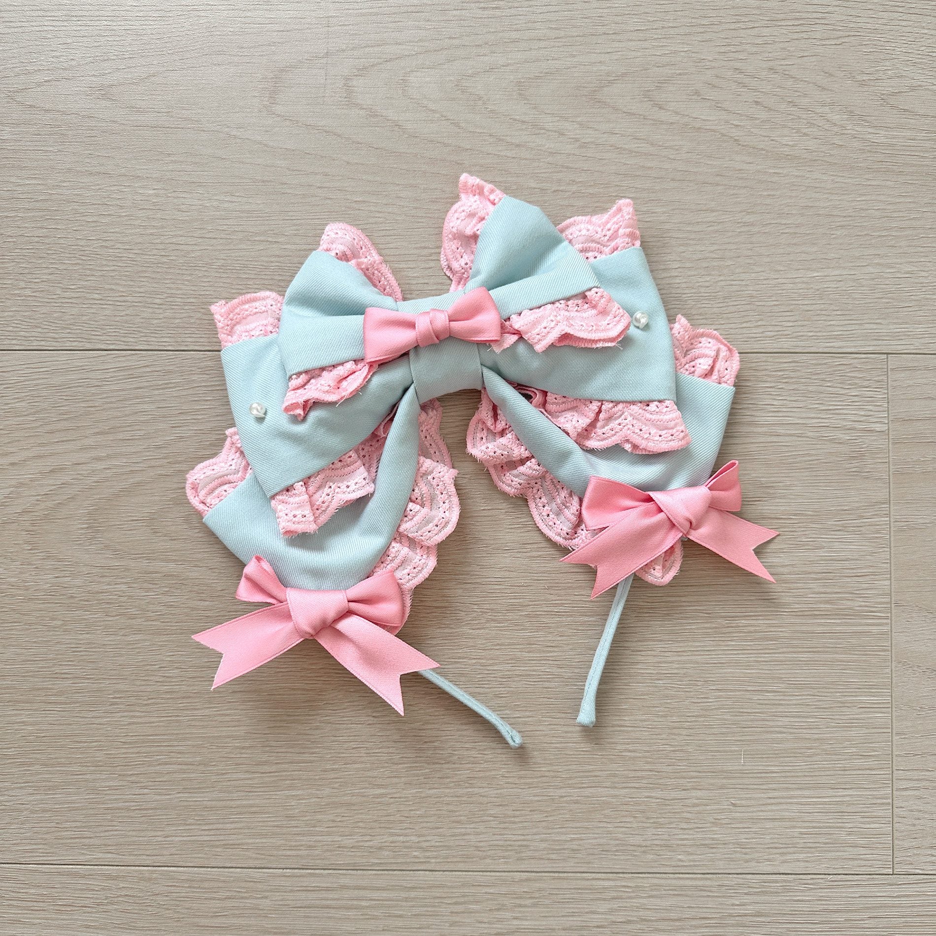 Cream Fondant Sweet Pink Retro 6-Panel Cut Original Lolita JSK