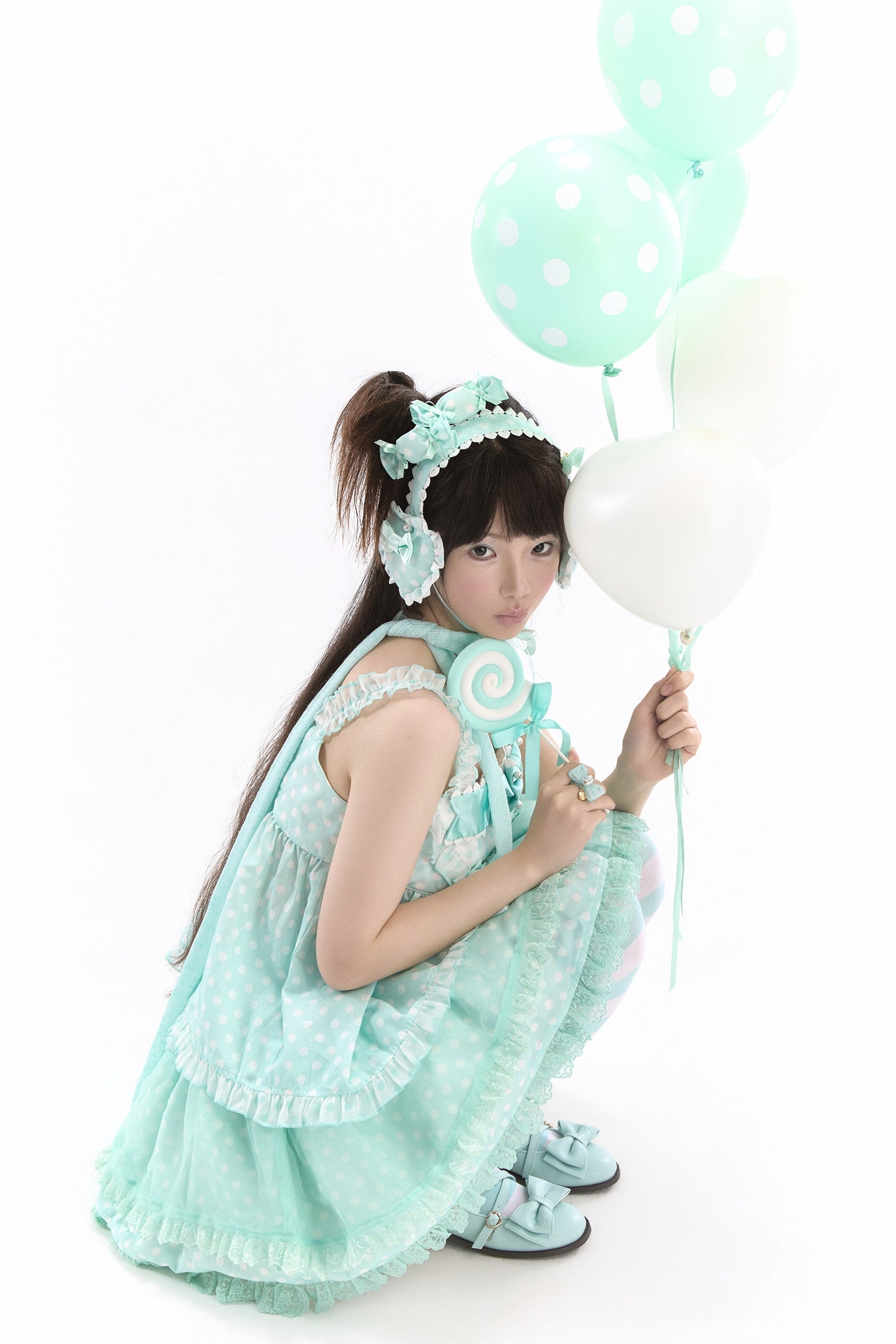 Candy Blog Lolita Green Top & Skirt Set