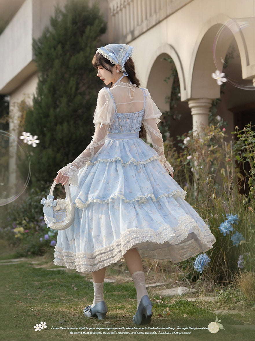 Lemon Soda Lolita JSK Long Dress Set