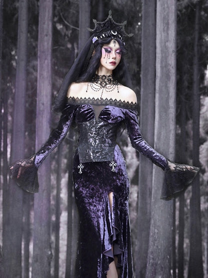 Lolita Halloween Bodycon Fishtail Dress LG1046