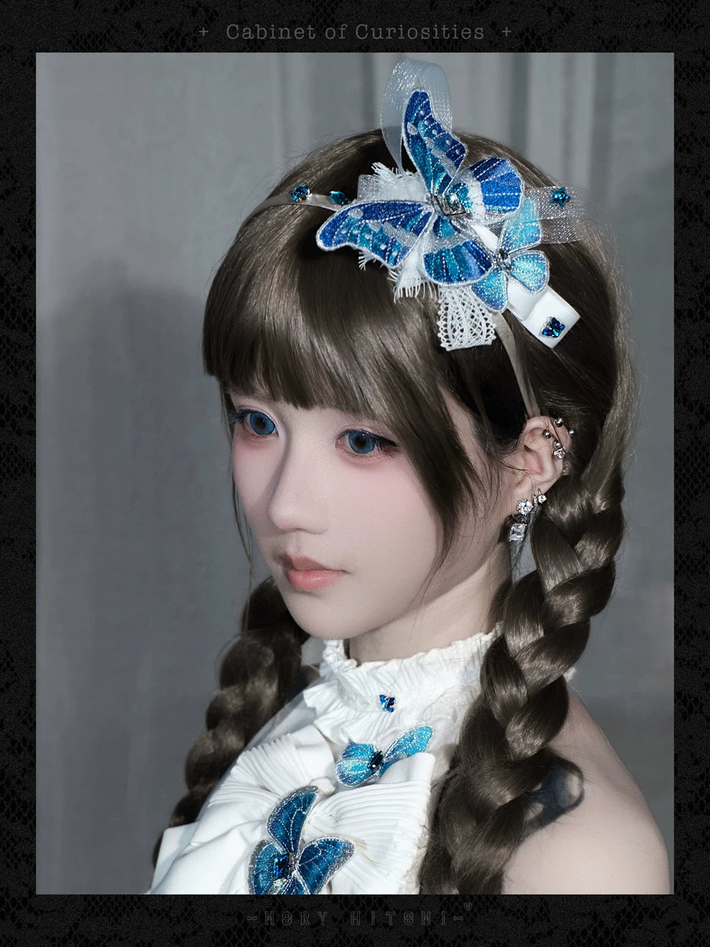 Cabinet Of Curiosities II Dark Gothic Butterfly Hair Accessories