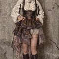 Lolita Steampunk PU Strap Tail Outfit LG1021