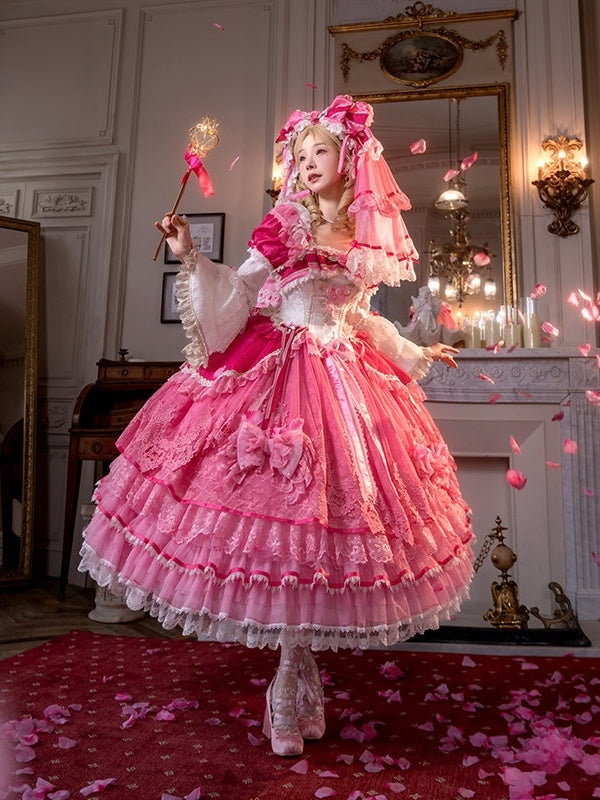 Jennifer x Barbie Collab Original Lolita Bridal OP Dress