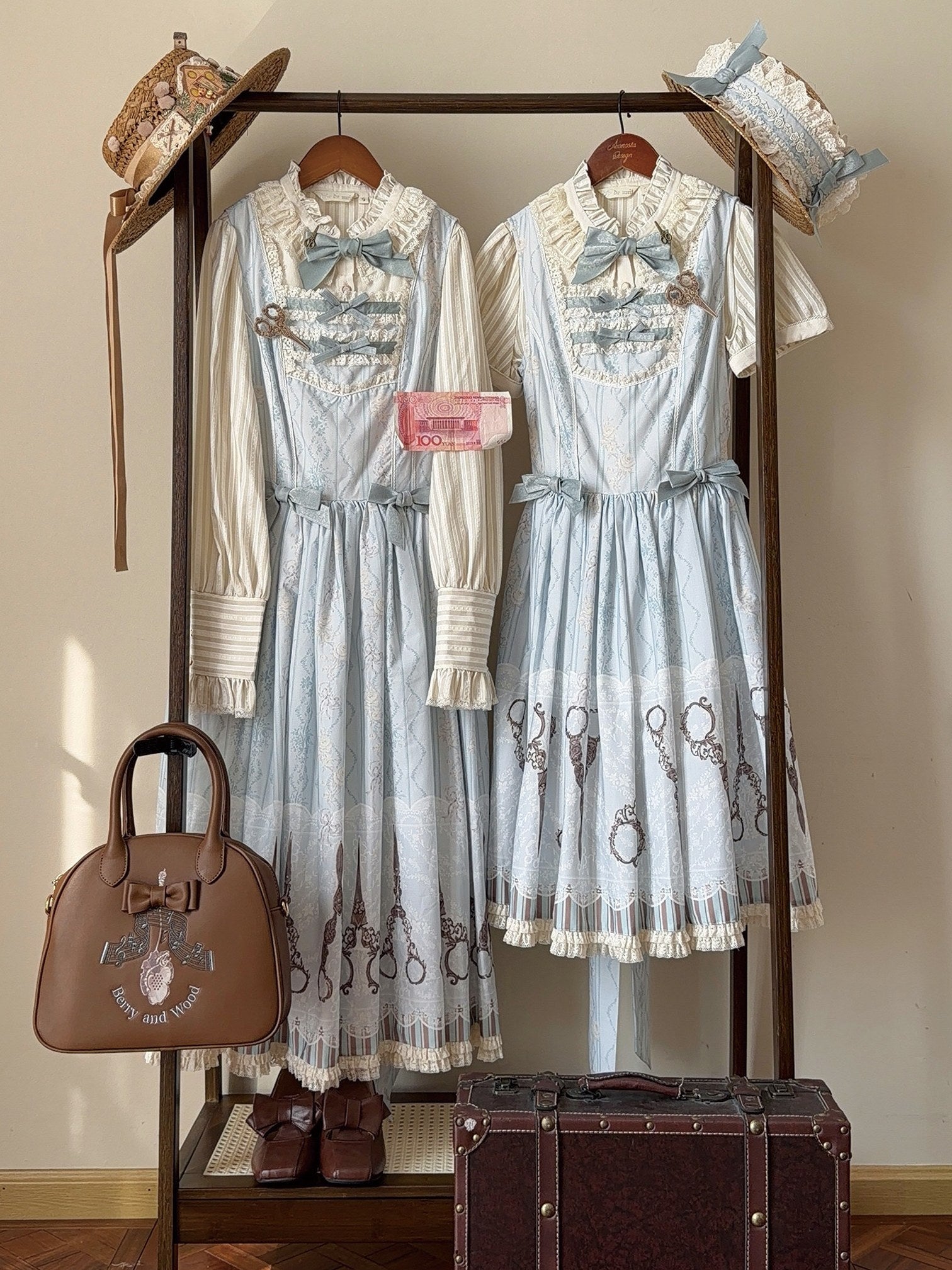 Small Scissors Classic Lolita JSK Dress Set