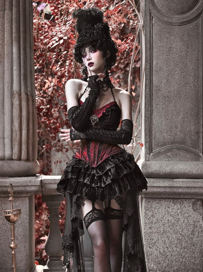 Lolita Dark Demon Suspender skirt suit LG1007