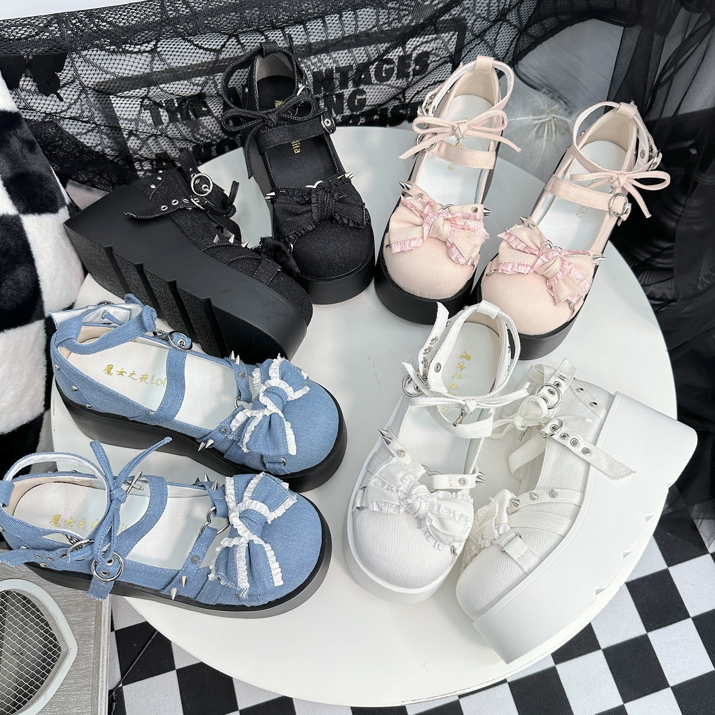 Witch Lolita Subculture Round Toe Gothic Platform Shoes