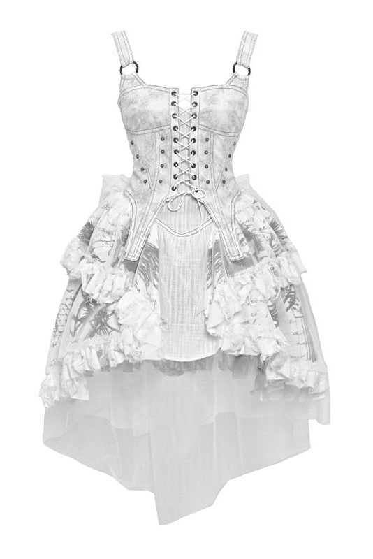 Madhouse Lace-up Cami Dress