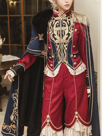 Lolita Royal Glory Ouji Prince Suit with Cape LO1002