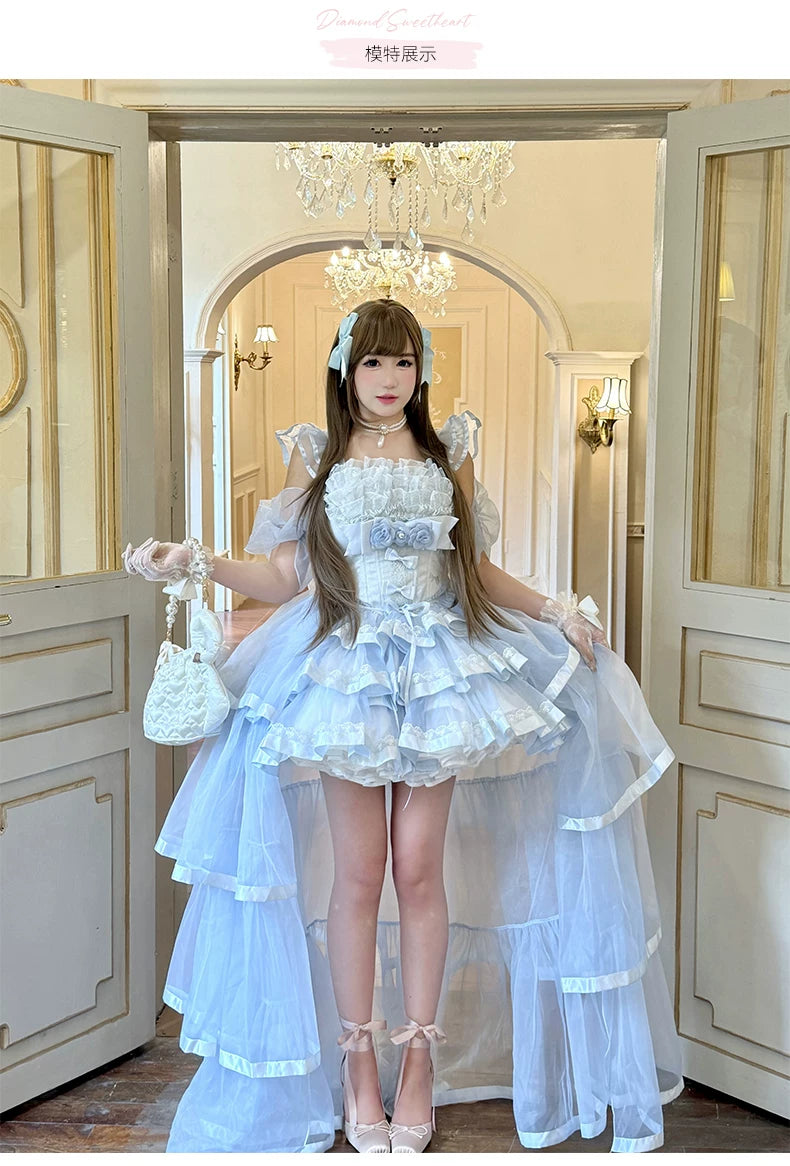 Mousse Love Song Short JSK Ballet Bridal Lolita Dress
