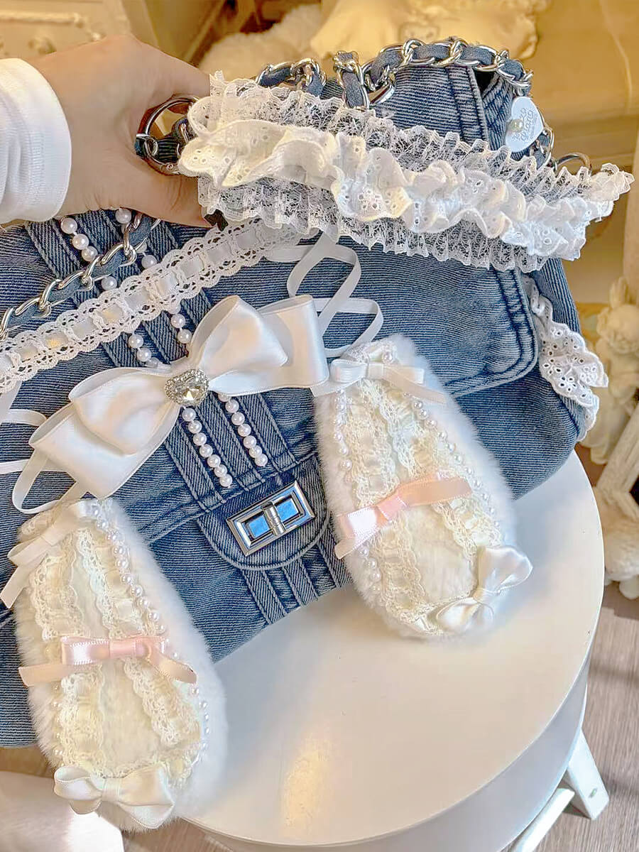 Lolita Rabbit Ear Chain Shoulder Bag LE8009