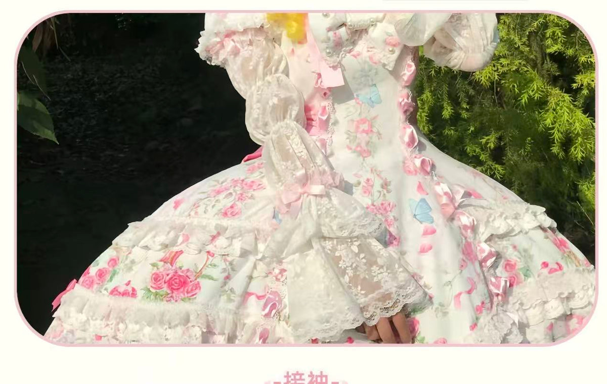 Flower Wall Eternal Vow Classic Sweet Lolita Dress