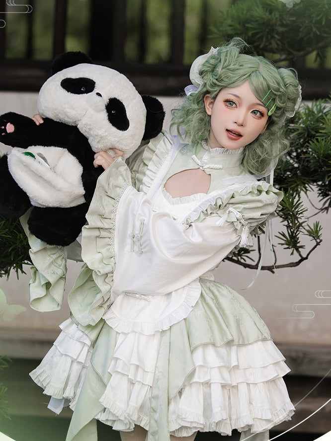 Bamboo Melody Lolita OP Set