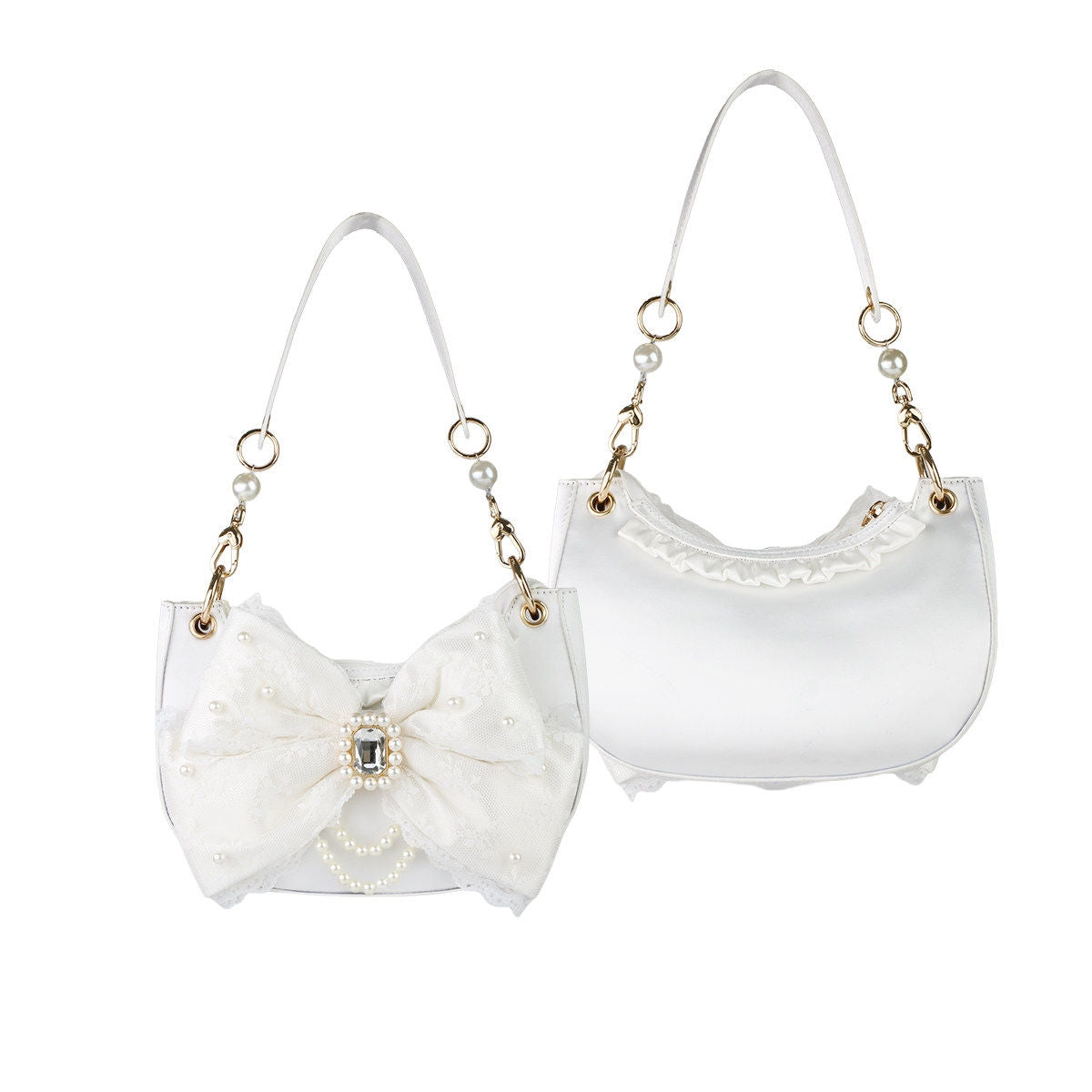 Lace Love Lolita Bow Single Shoulder Bag