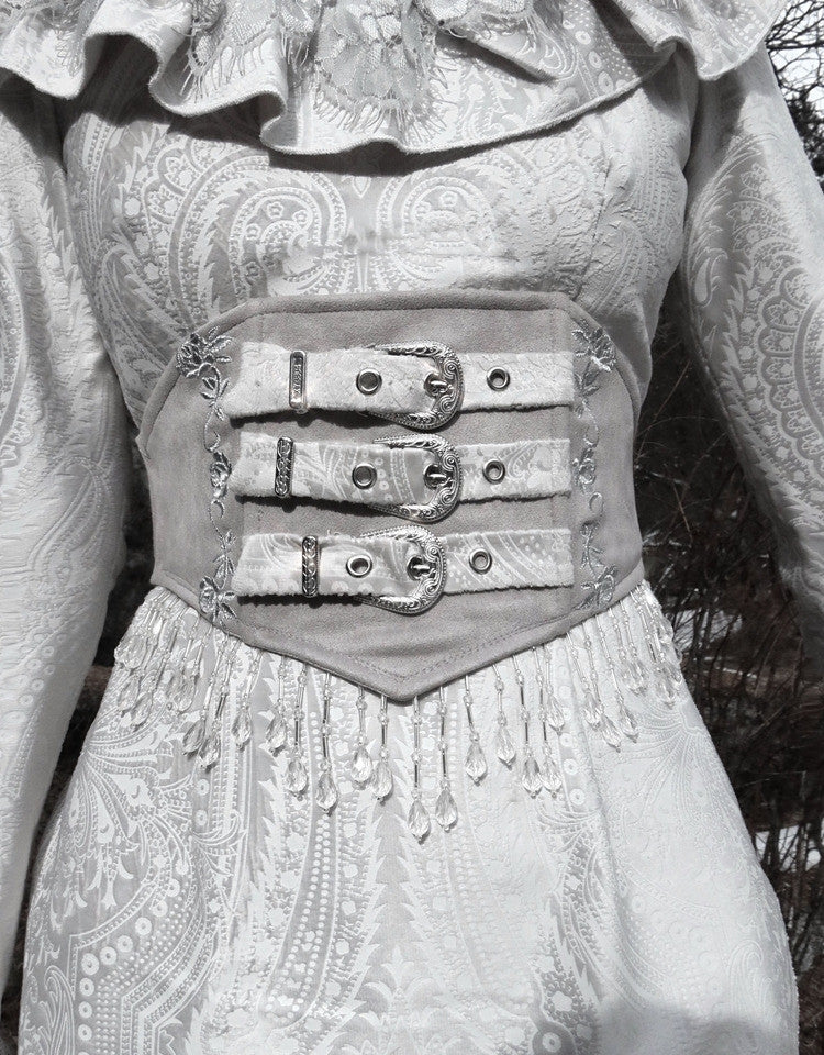 Whispers of the Snow Realm Gothic Dress