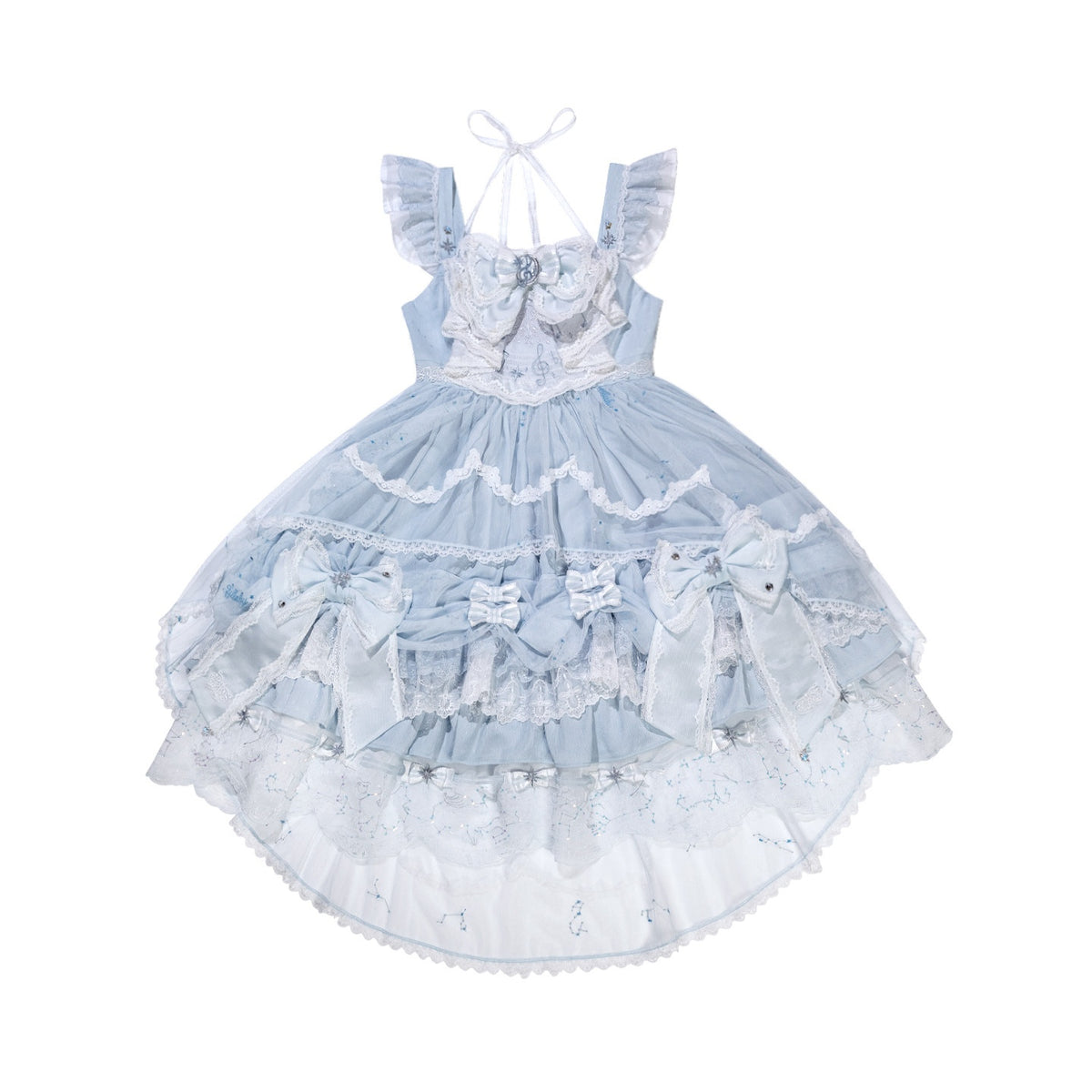 Stellar Symphony Lolita Light Moonlight & Midnight Sky JSK Dress