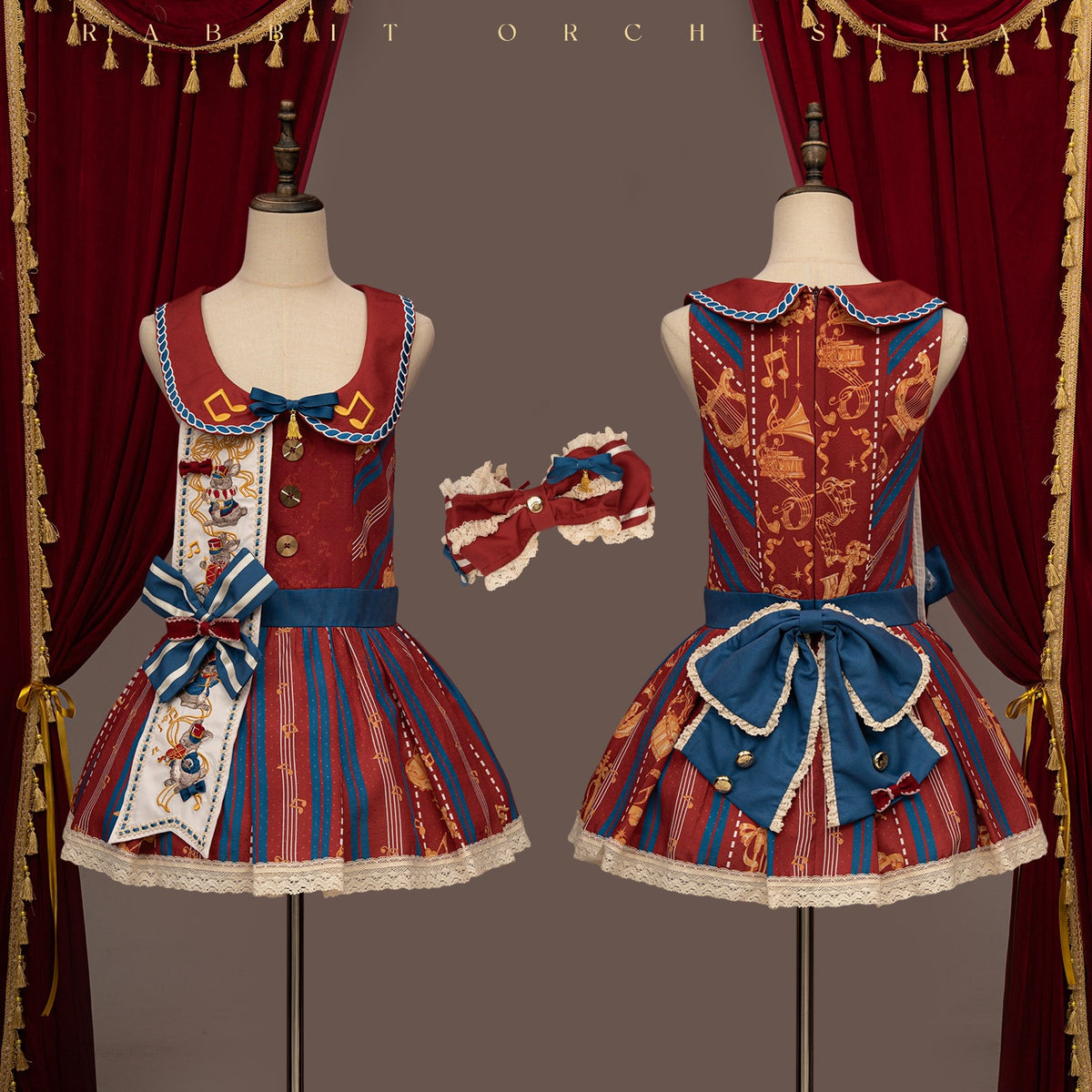 Rabbit Orchestra Lolita Embroidered Cute OP / JSK Dress