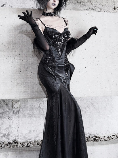 Lolita Dark Style Gothic Dress LG1048