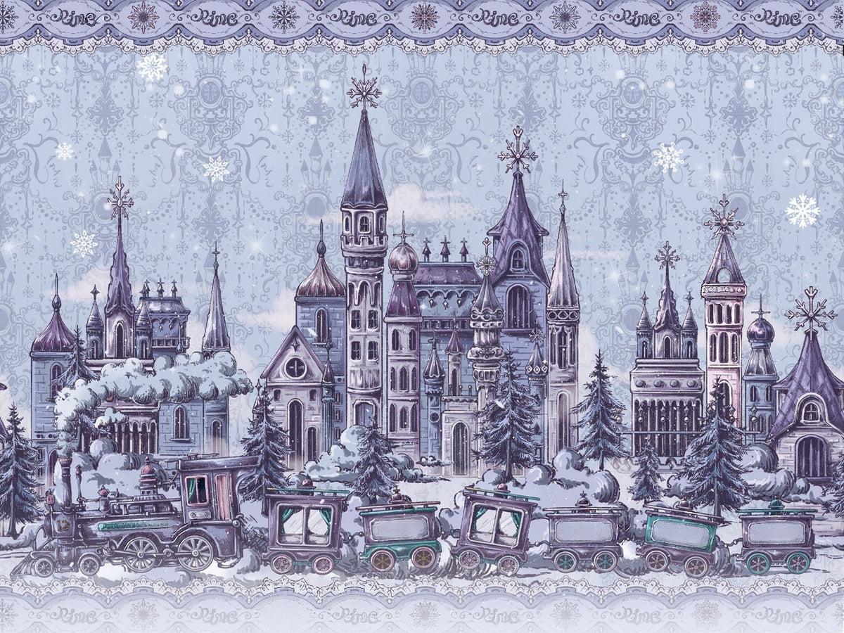 Arrive At The Land Of Snow Christmas Tulle Embroidery Lolita OP Dress