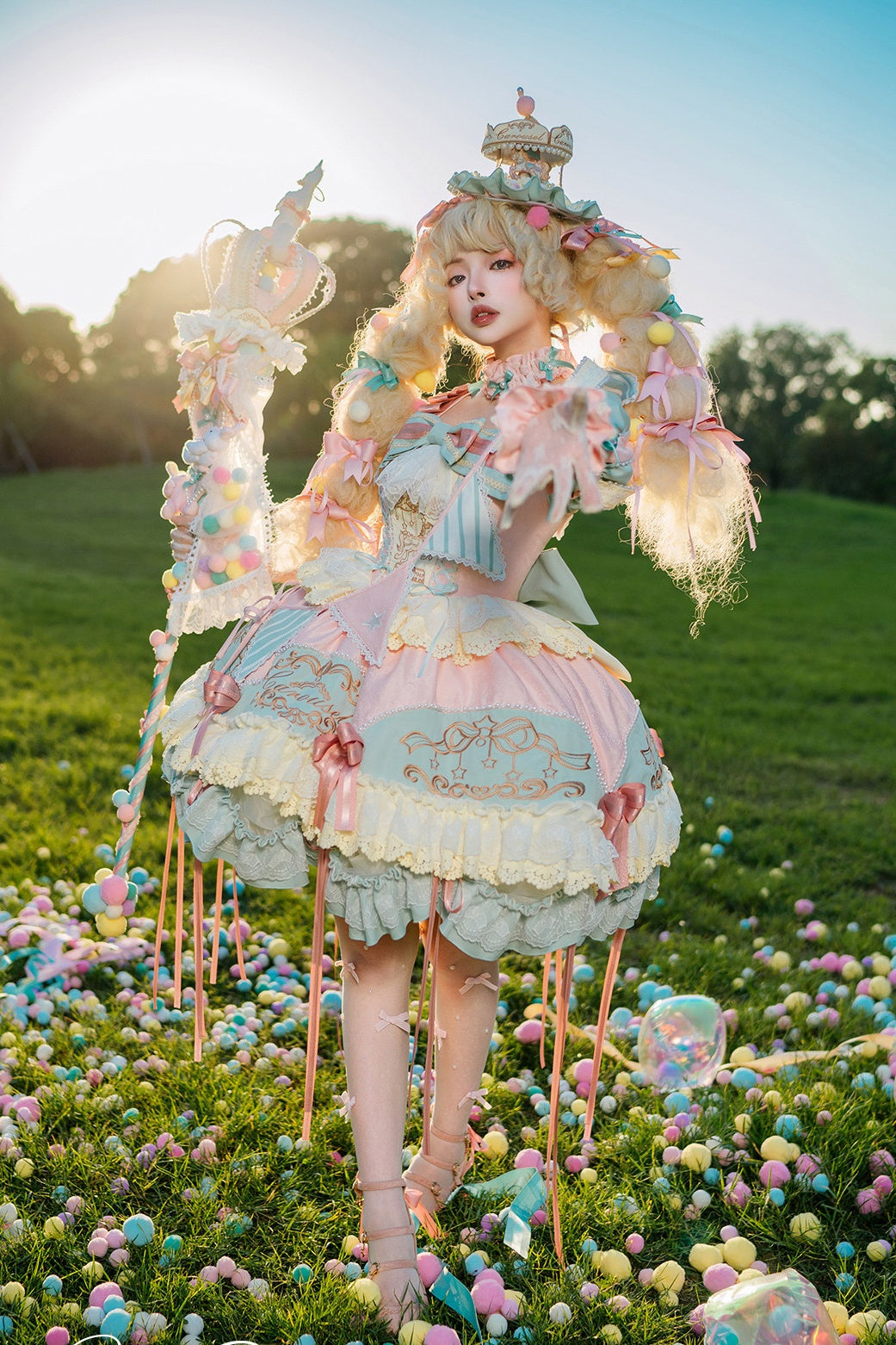 Dreamland Sweet Princess Light-Up Lolita OP Dress