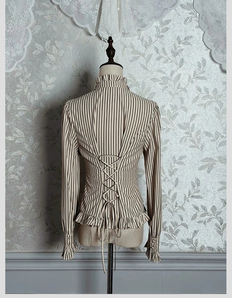 Victoria Duke Classic Lolita Short Outerwear & Long Sleeve Blouse