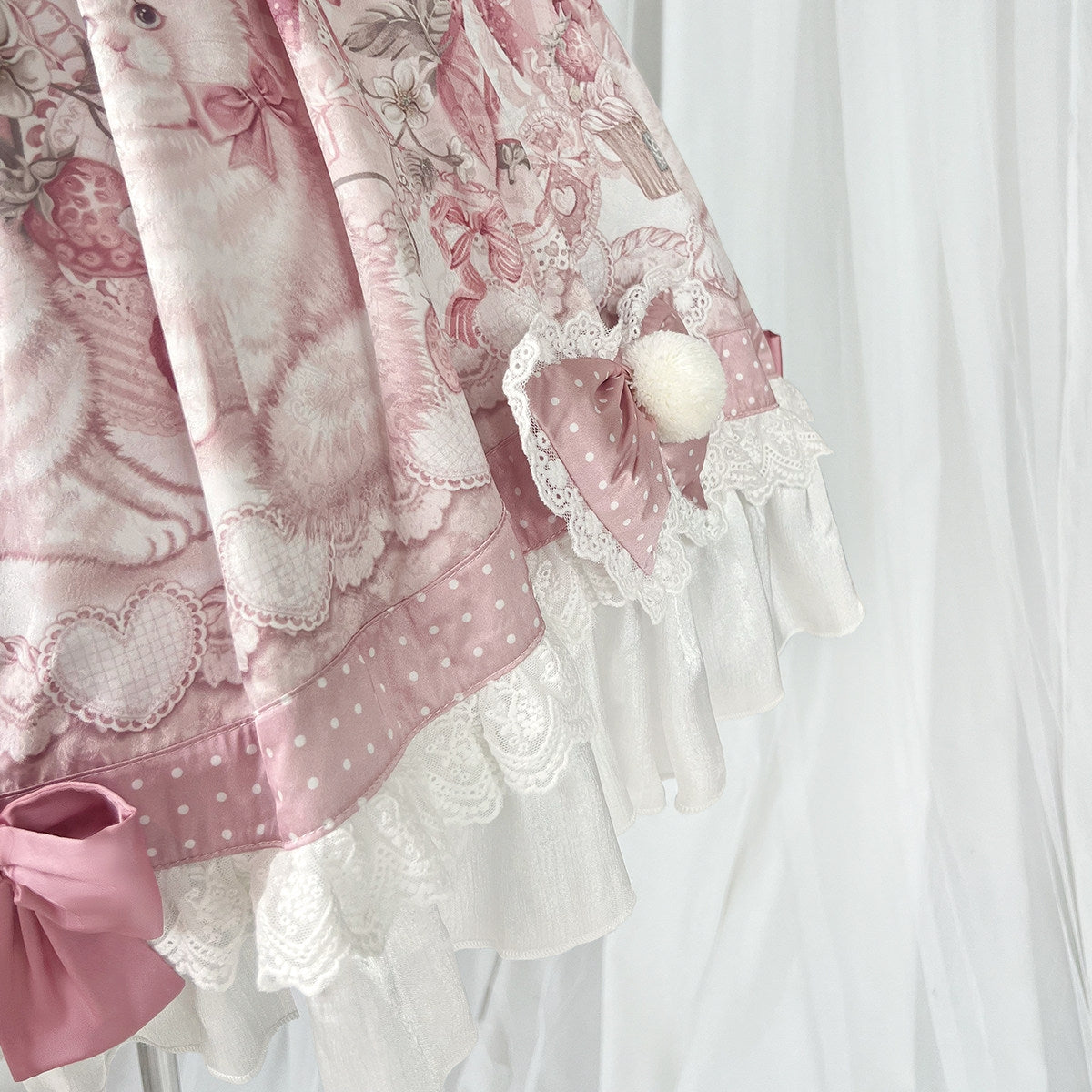 Cat Dessert House Lolita JSK Cape Camisole Dress