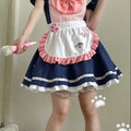 Lolita Japanese Cosplay Cafe Maid Dress LE1055