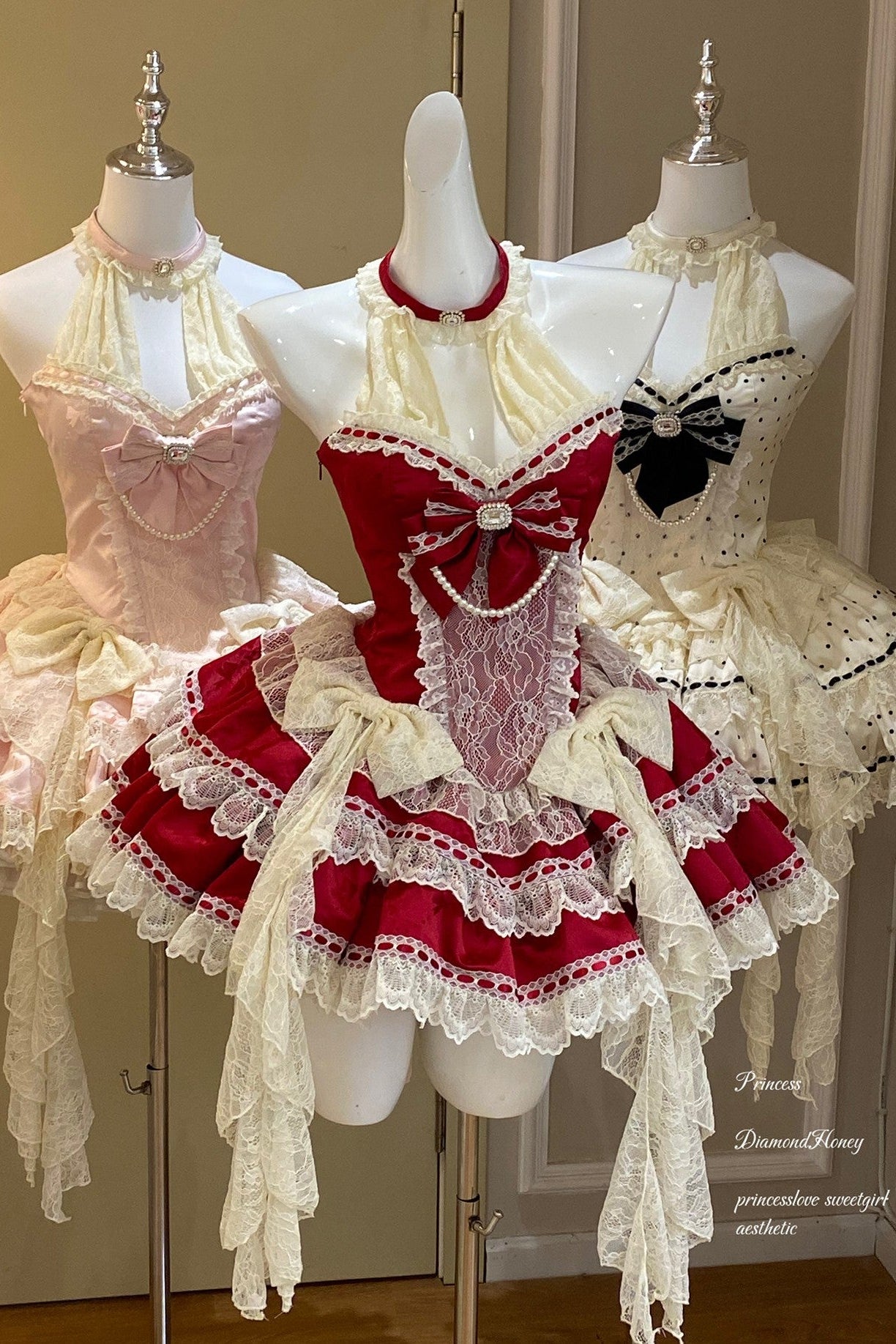 Sweet Girly Christmas Party Dress