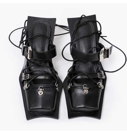 Lolita punk dark style high heels LE5025