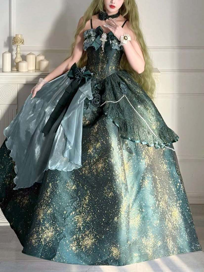 Lolita Baroque Fairy Style Princess Dress LFD0017