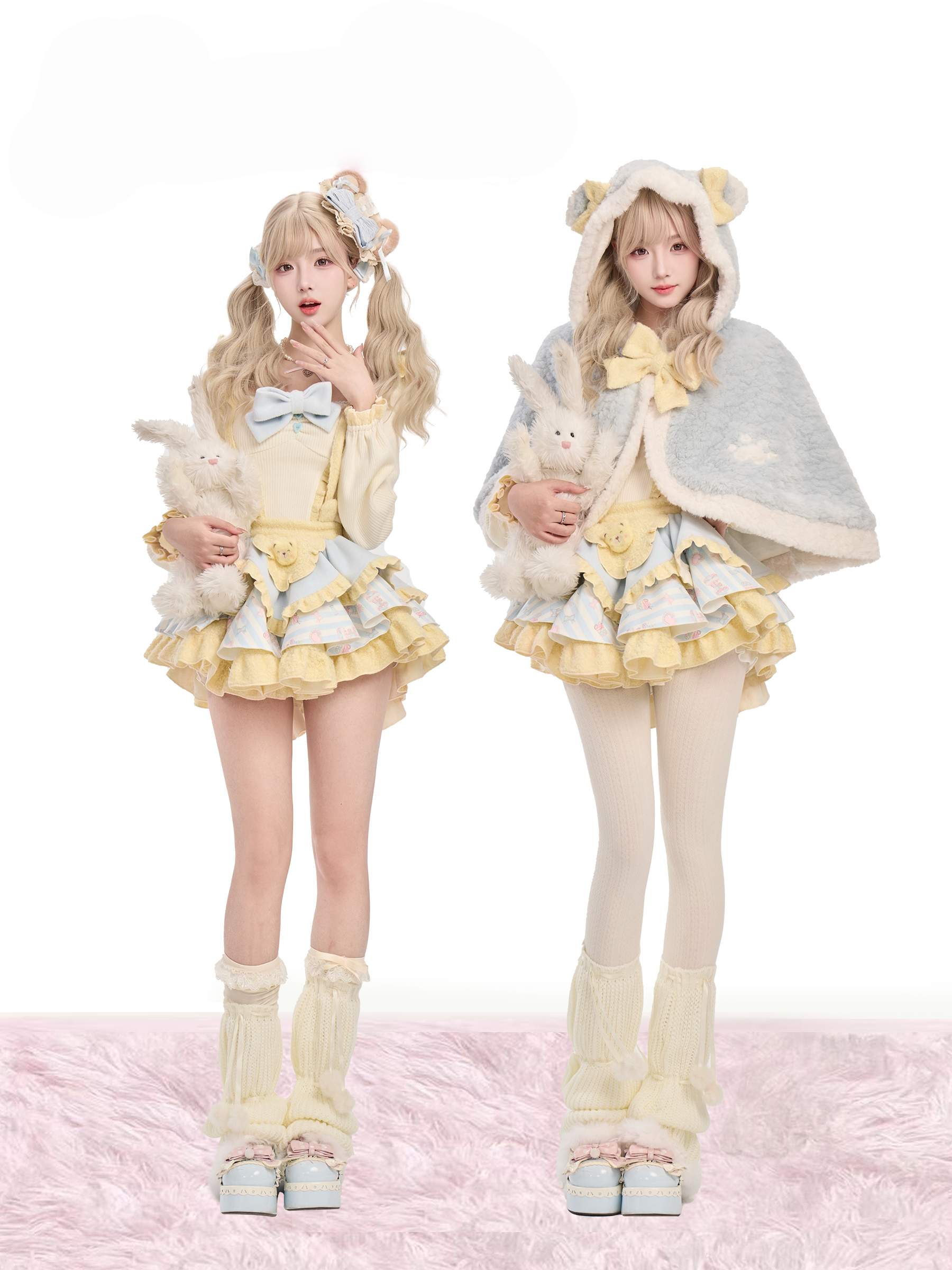 Pudding Paradise Girly Pudding Motif Jumper Skirt Set MGD0004