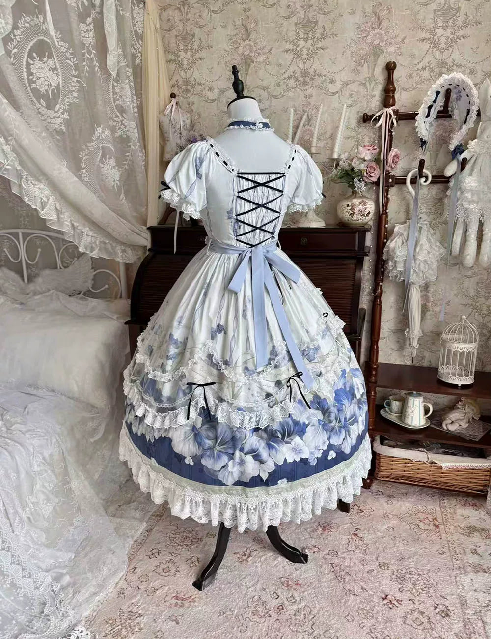 Blue Kite Lolita JSK Dress and Accessories Series