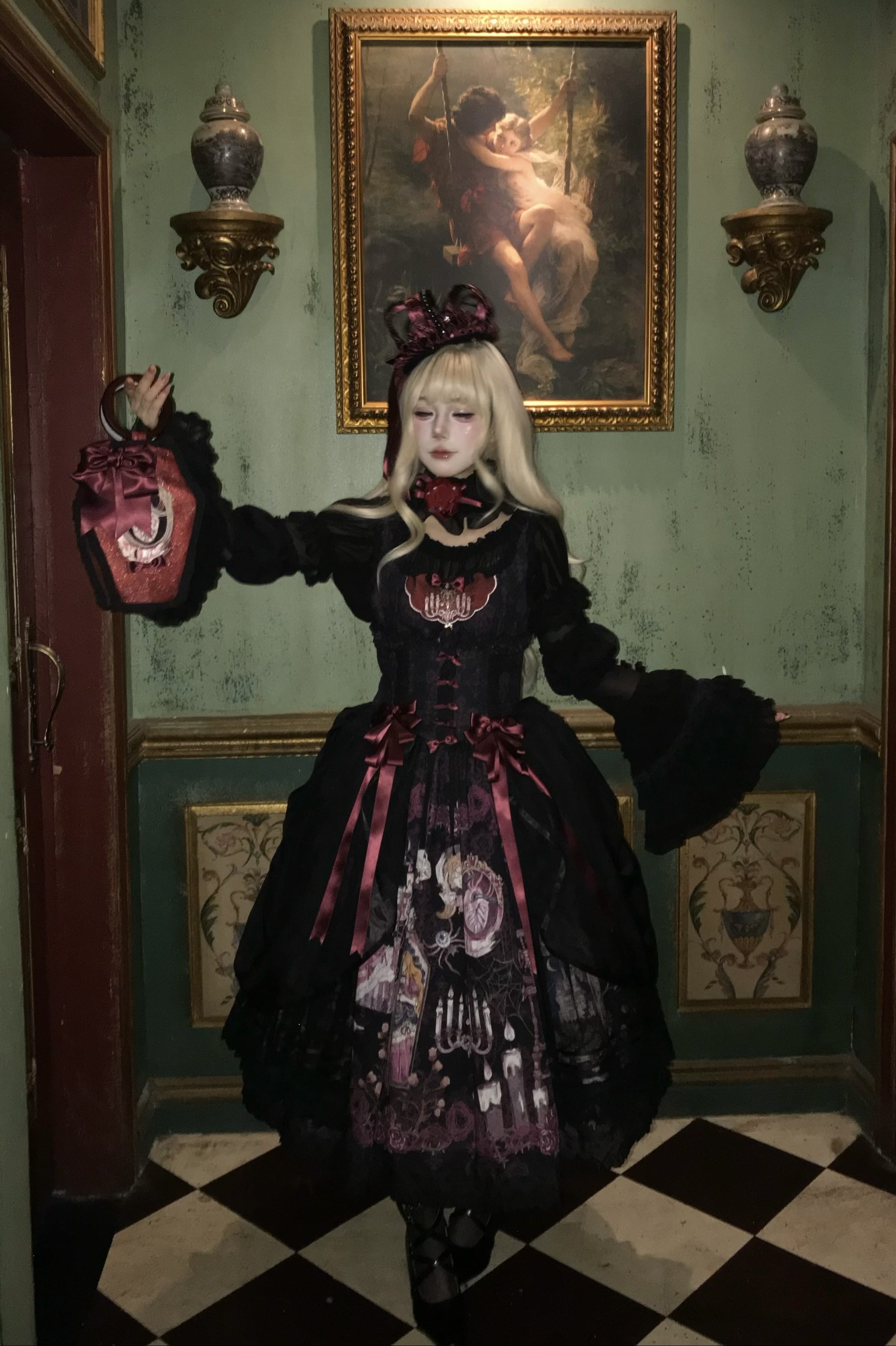 Sleeping Beauty Forest Fairy Tale Gothic Lolita JSK Dress